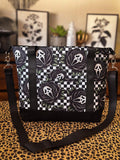 Horror Checkered Tote Bag